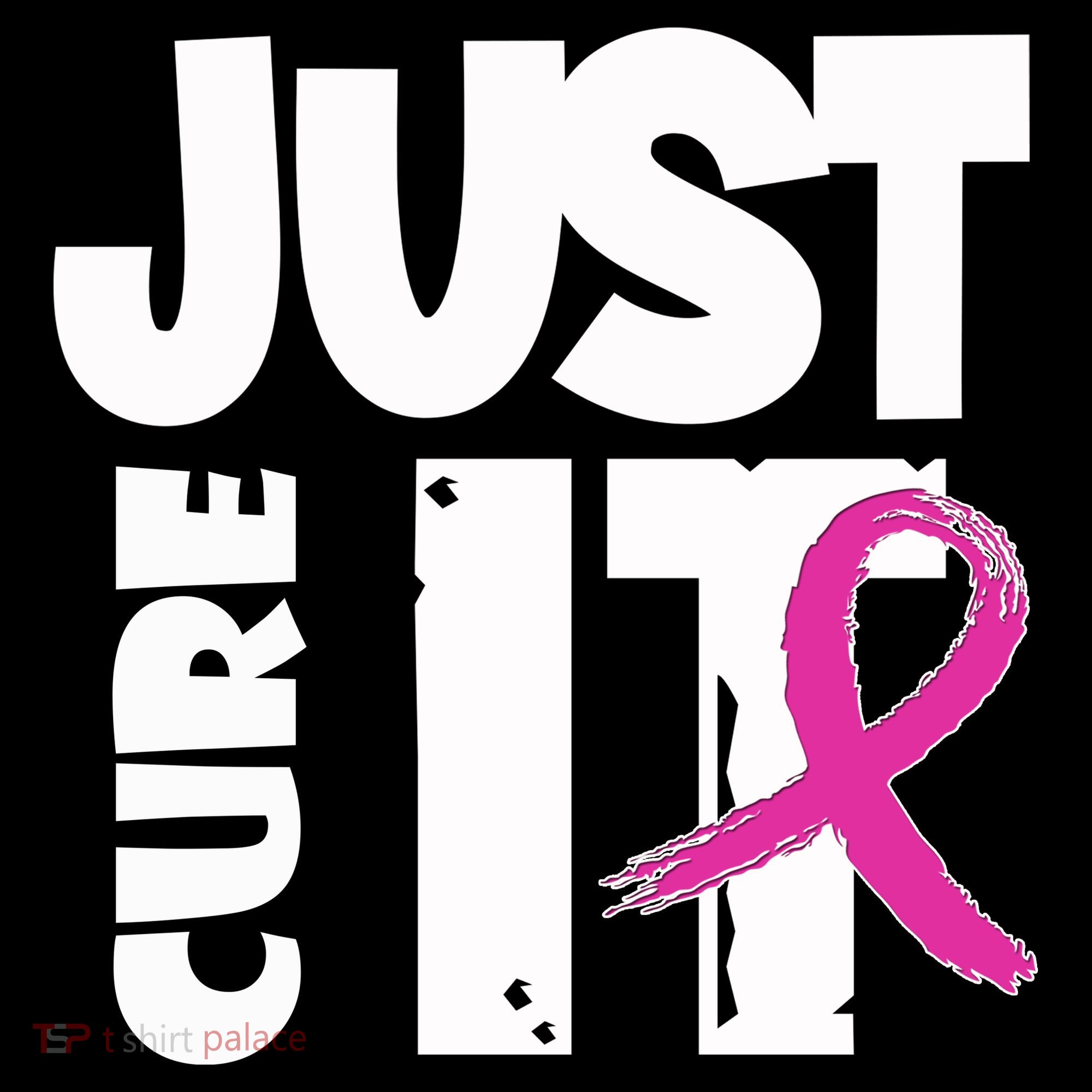 Just Cure It Breast Cancer Ribbon Women's Hoodie