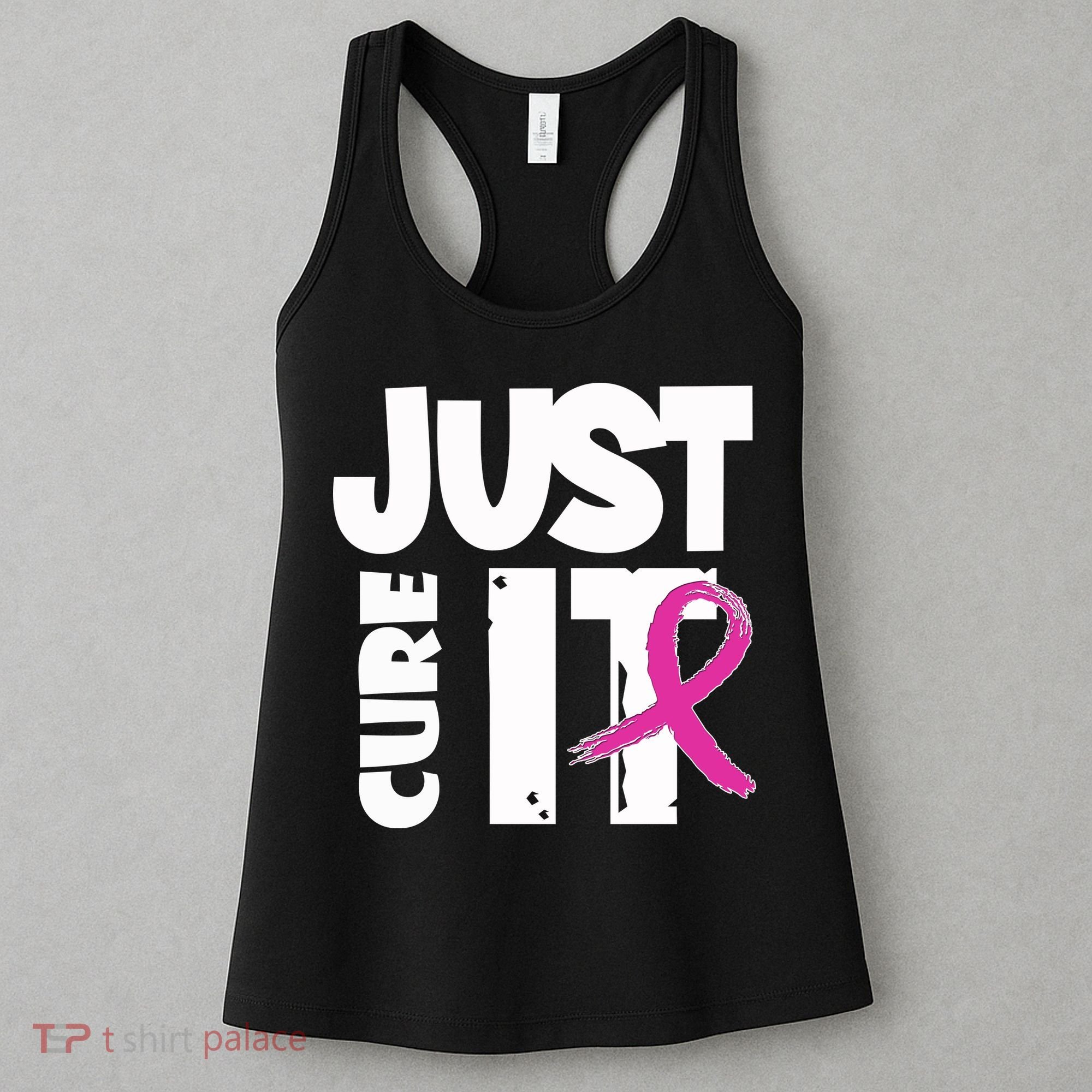Just Cure It Breast Cancer Ribbon Women's Tank Top