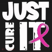Just Cure It Breast Cancer Ribbon Women's Long Sleeve Shirt thumb 2