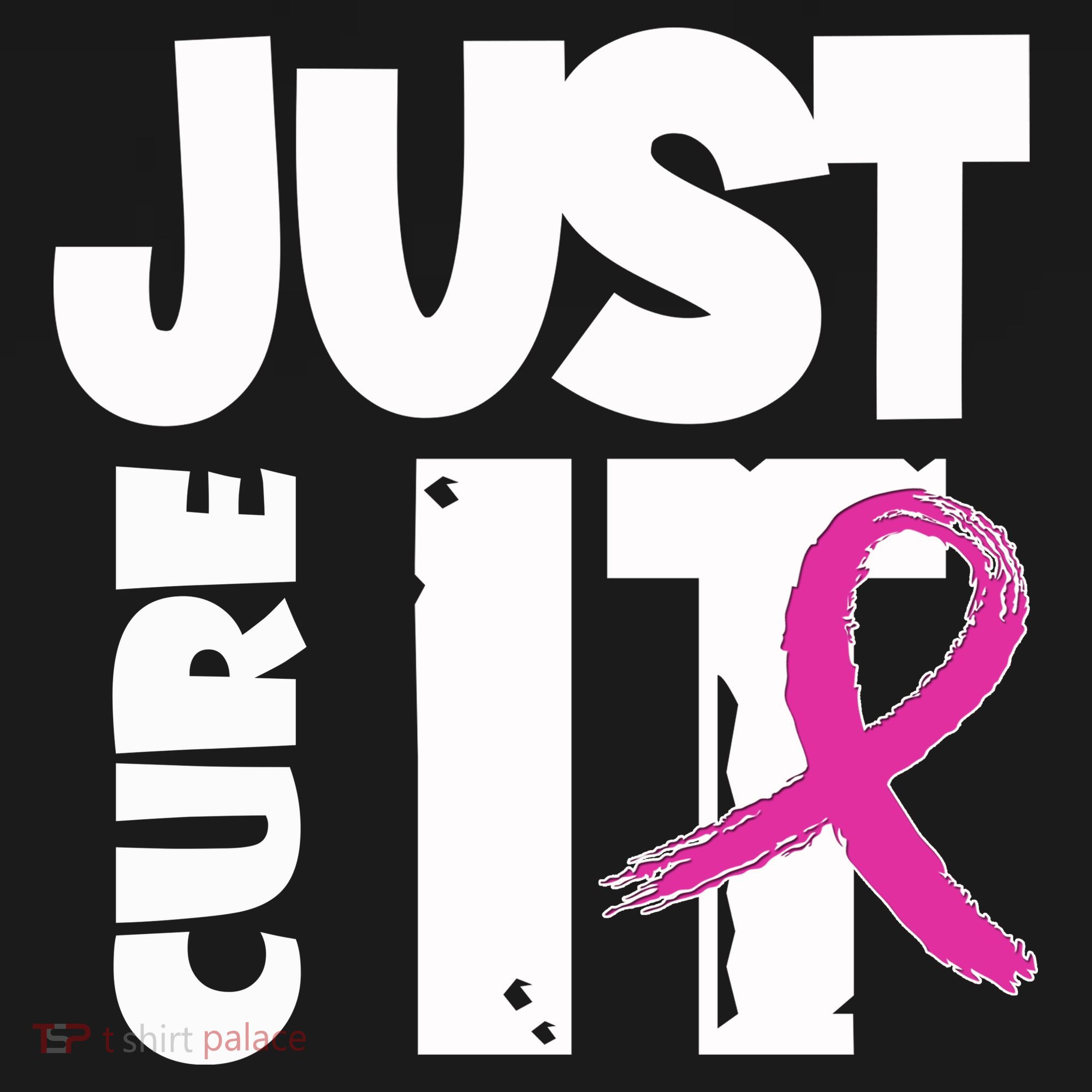 Just Cure It Breast Cancer Ribbon Women's Long Sleeve Shirt
