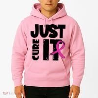 Just Cure It Breast Cancer Ribbon Hoodie thumb 2