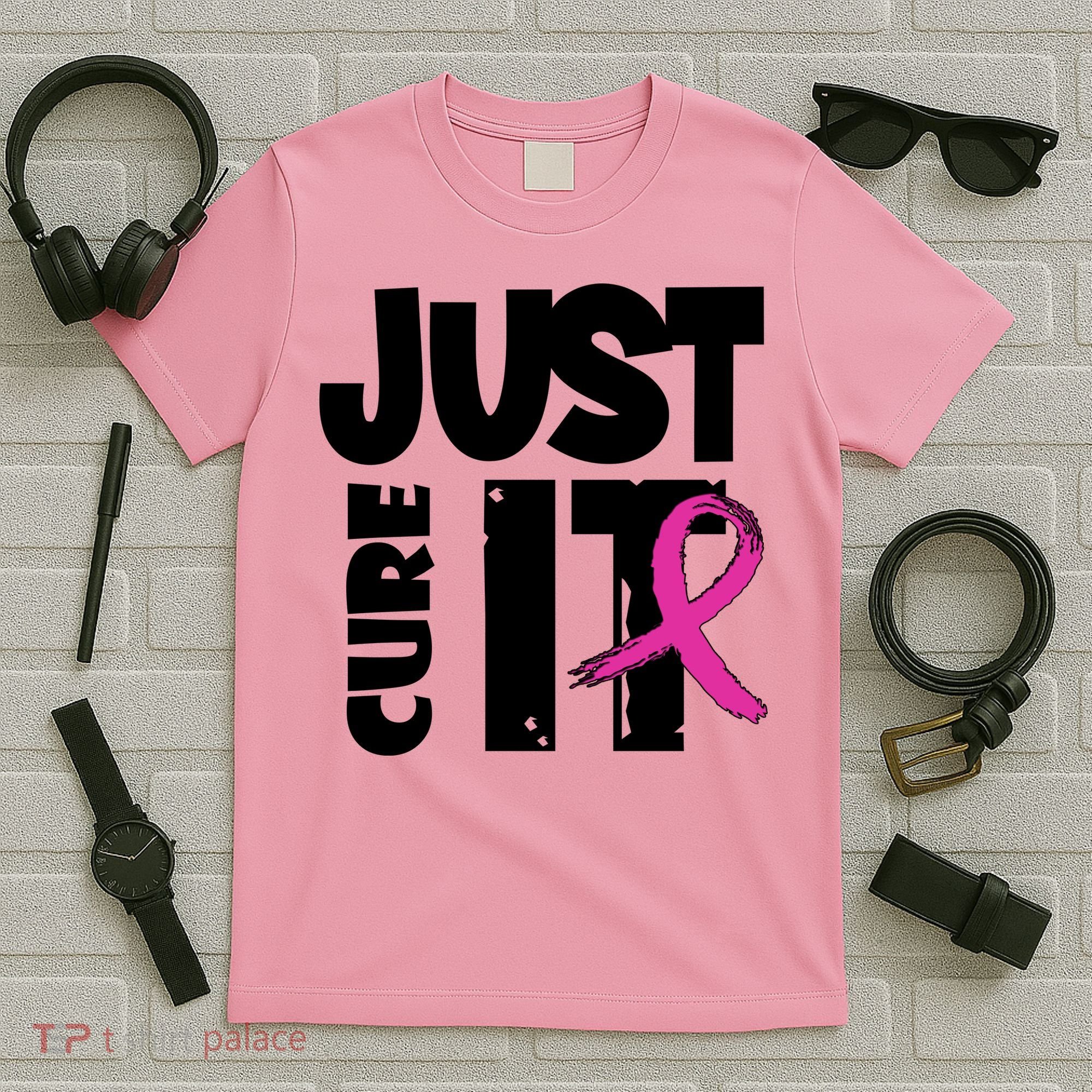 Just Cure It Breast Cancer Ribbon T-Shirt