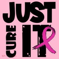 Just Cure It Breast Cancer Ribbon T-Shirt thumb 7