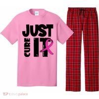 Just Cure It Breast Cancer Ribbon Pajama Set thumb 0