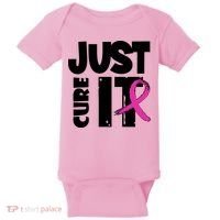 Just Cure It Breast Cancer Ribbon Baby Bodysuit thumb 0