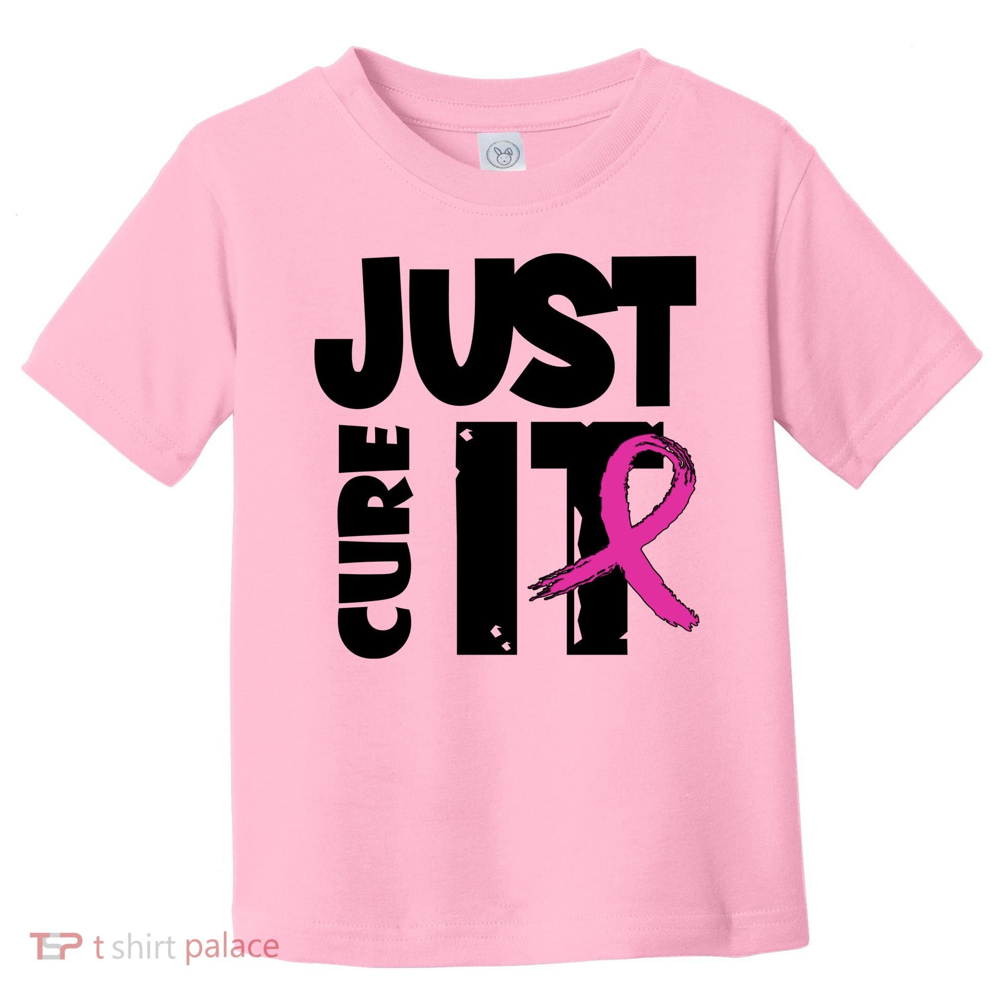 Just Cure It Breast Cancer Ribbon Toddler T-Shirt