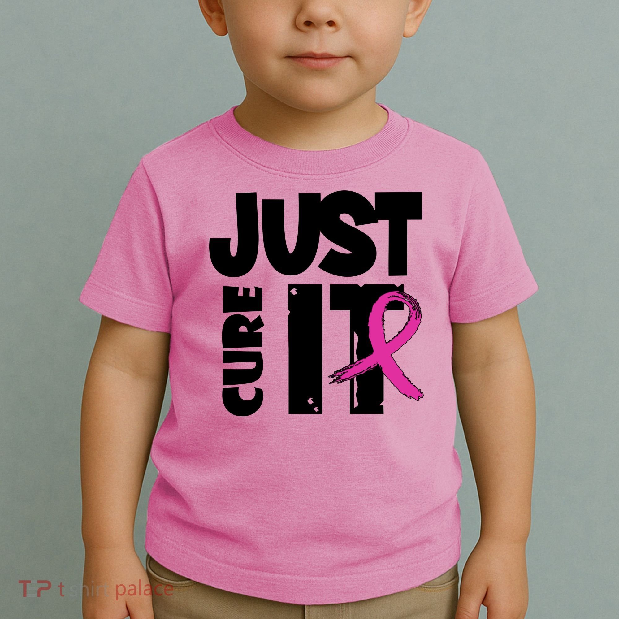 Just Cure It Breast Cancer Ribbon Toddler T-Shirt