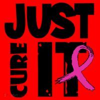 Just Cure It Breast Cancer Ribbon Santa Hat thumb 1