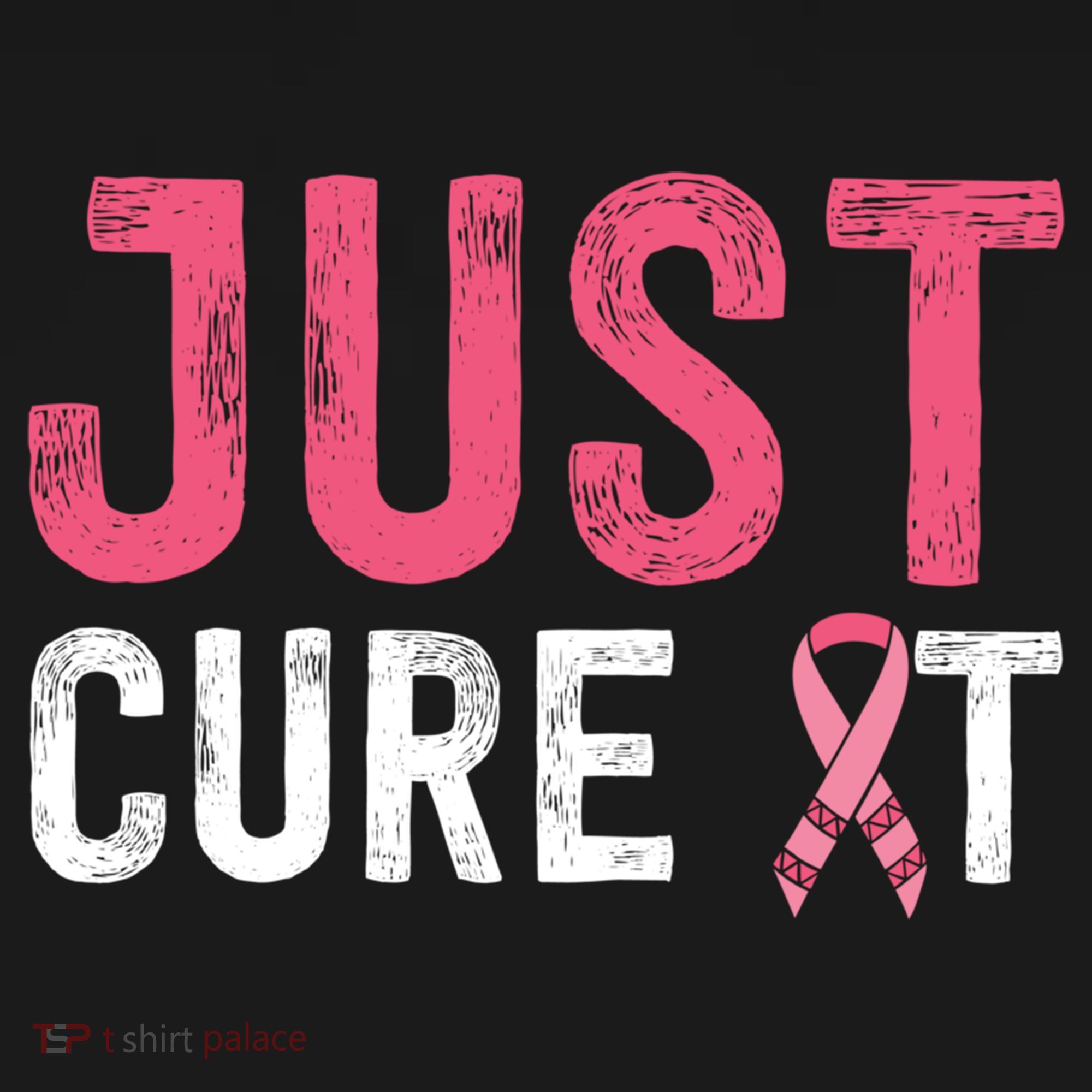 Just Cure It Ribbon Breast Cancer Awareness Funny Gift Ornament