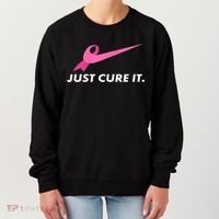 Just Cure It Breast Cancer Awareness Women's Sweatshirt thumb 0