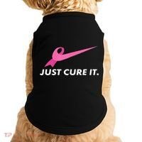 Just Cure It Breast Cancer Awareness Doggie Tank thumb 0