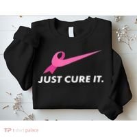 Just Cure It Breast Cancer Awareness Sweatshirt thumb 2