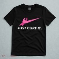 Just Cure It Breast Cancer Awareness T-Shirt thumb 5