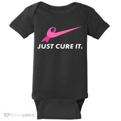 Just Cure It Breast Cancer Awareness Baby Bodysuit
