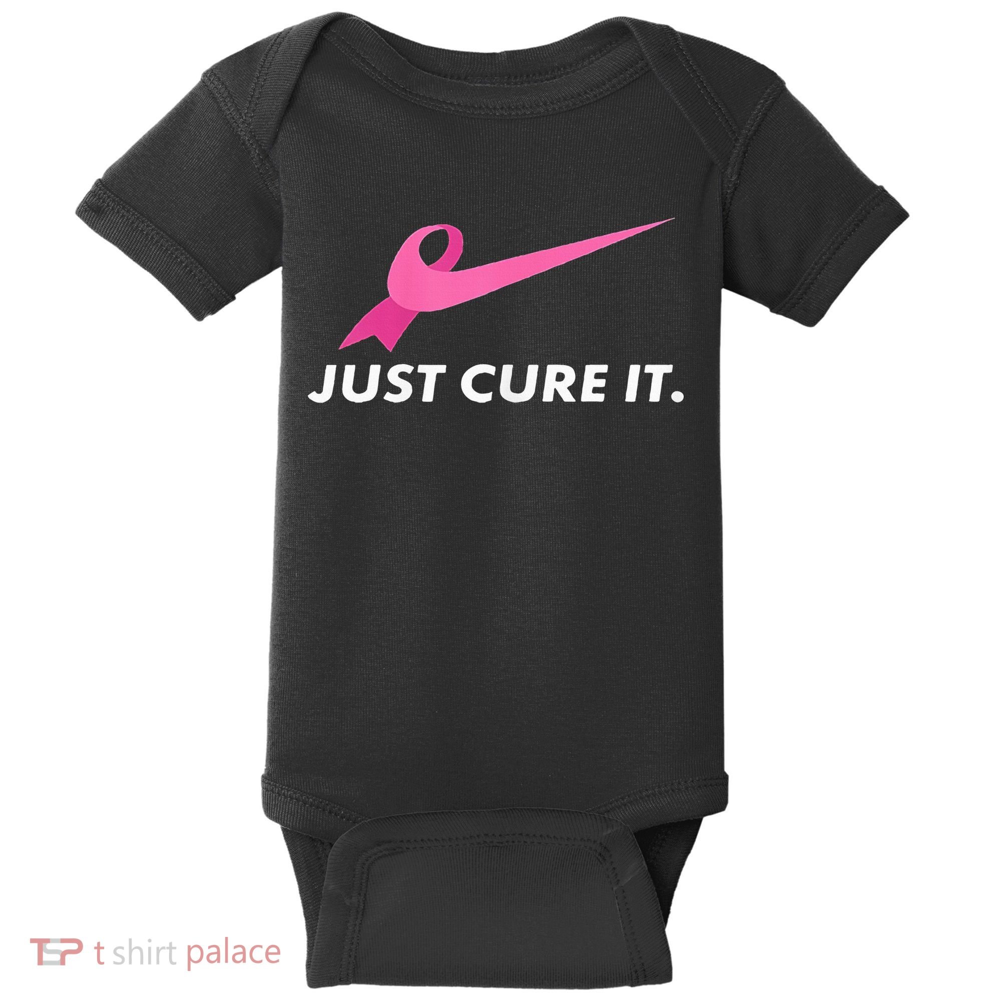 Just Cure It Breast Cancer Awareness Baby Bodysuit