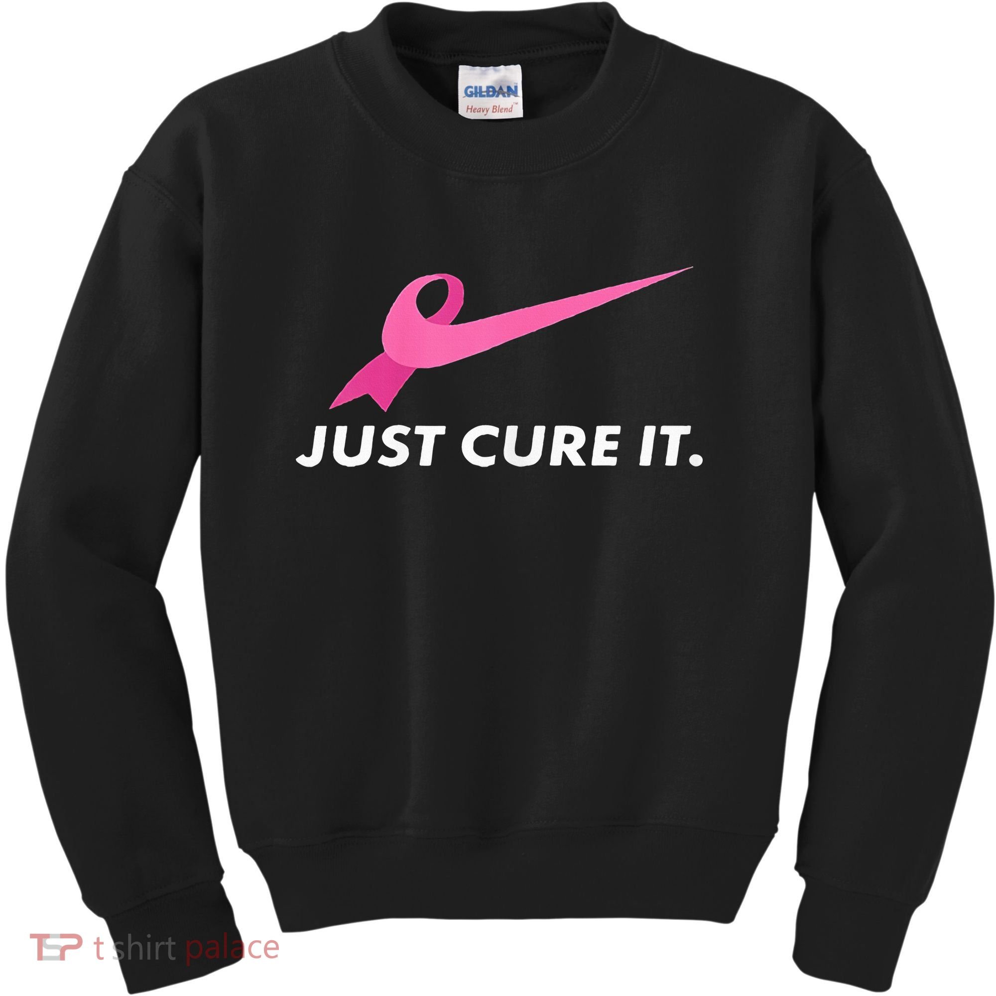 Just Cure It Breast Cancer Awareness Kids Sweatshirt