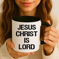 Jesus Christ Is Lord Christian Believer Coffee Mug thumb 3