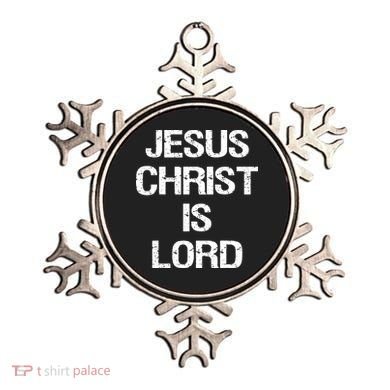 Jesus Christ Is Lord Christian Believer Ornament