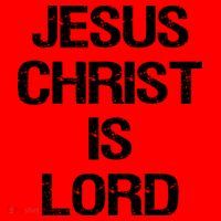 Jesus Christ Is Lord Christian Believer Santa Hat thumb 1