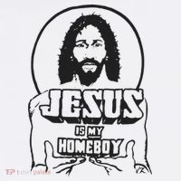 Jesus Christian Is My Homeboy Funny God Hoodie thumb 2