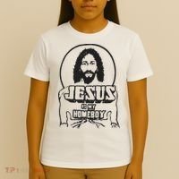Jesus Christian Is My Homeboy Funny God T-Shirt thumb 4