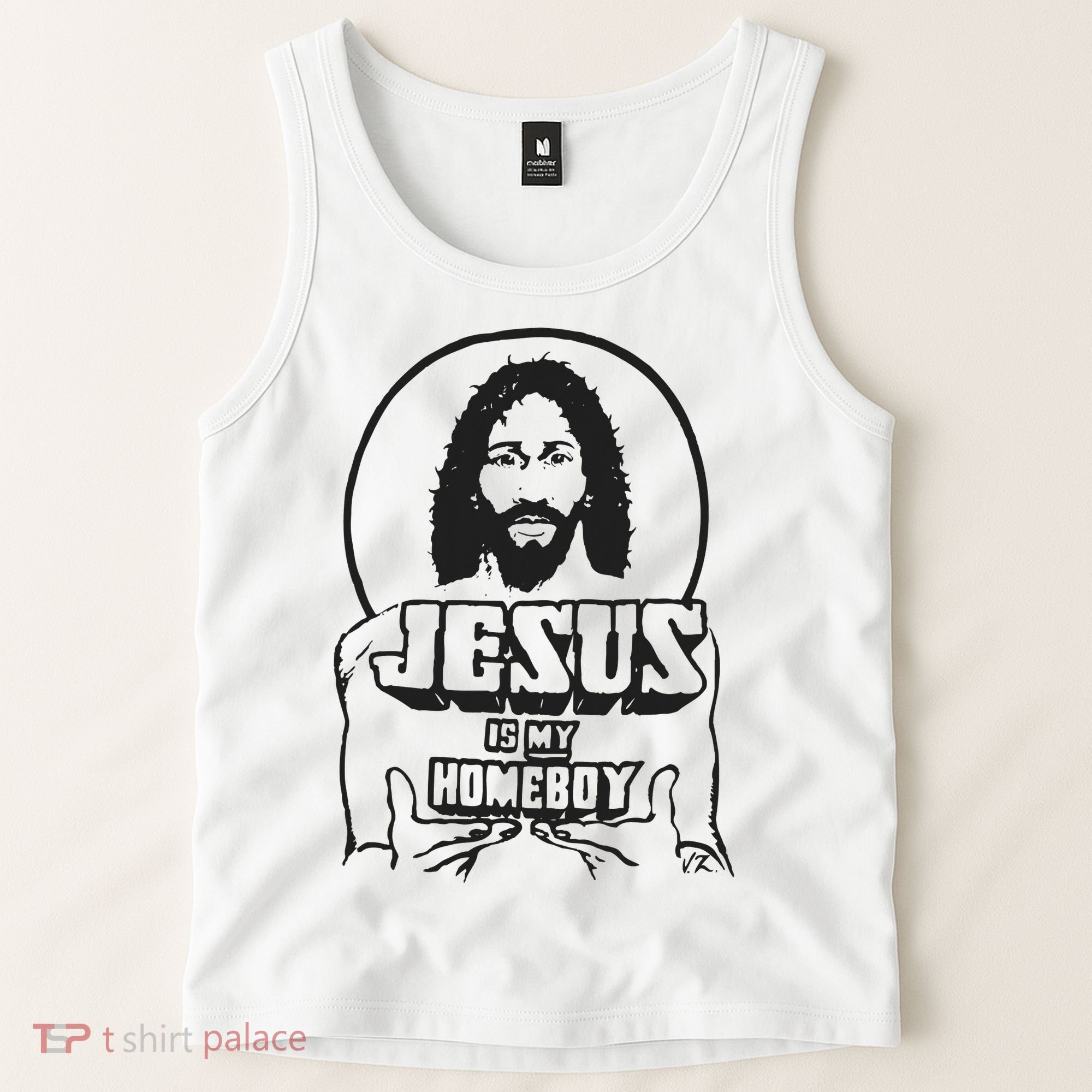 Jesus Christian Is My Homeboy Funny God Tank Top