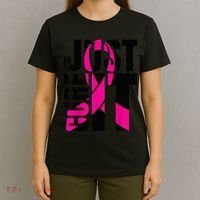 Just Cure It Breast Cancer Awareness Shirts Ribbon Shirt T-Shirt thumb 4