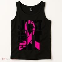 Just Cure It Breast Cancer Awareness Shirts Ribbon Shirt Tank Top thumb 2