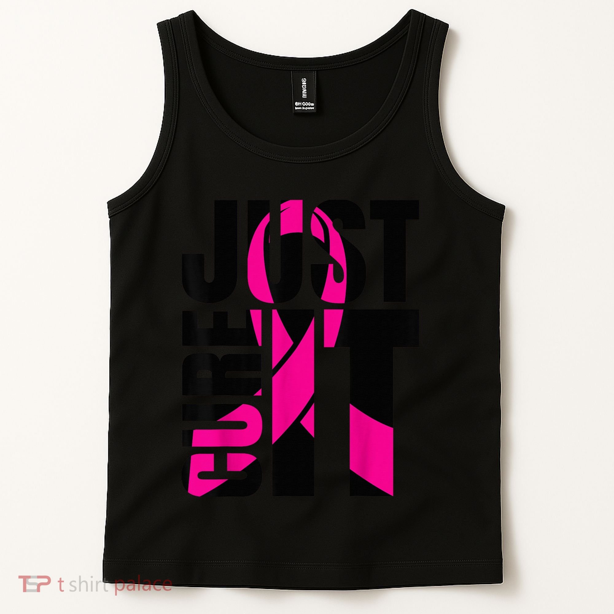 Just Cure It Breast Cancer Awareness Shirts Ribbon Shirt Tank Top