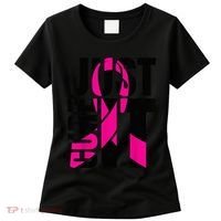 Just Cure It Breast Cancer Awareness Shirts Ribbon Shirt Women's T-Shirt thumb 0