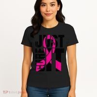 Just Cure It Breast Cancer Awareness Shirts Ribbon Shirt Women's T-Shirt thumb 4