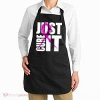 Just Cure It Breast Cancer Awareness Pink Ribbon Apron thumb 2