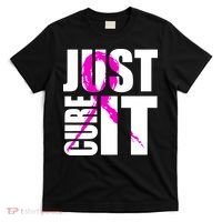 Just Cure It Breast Cancer Awareness Pink Ribbon T-Shirt thumb 0