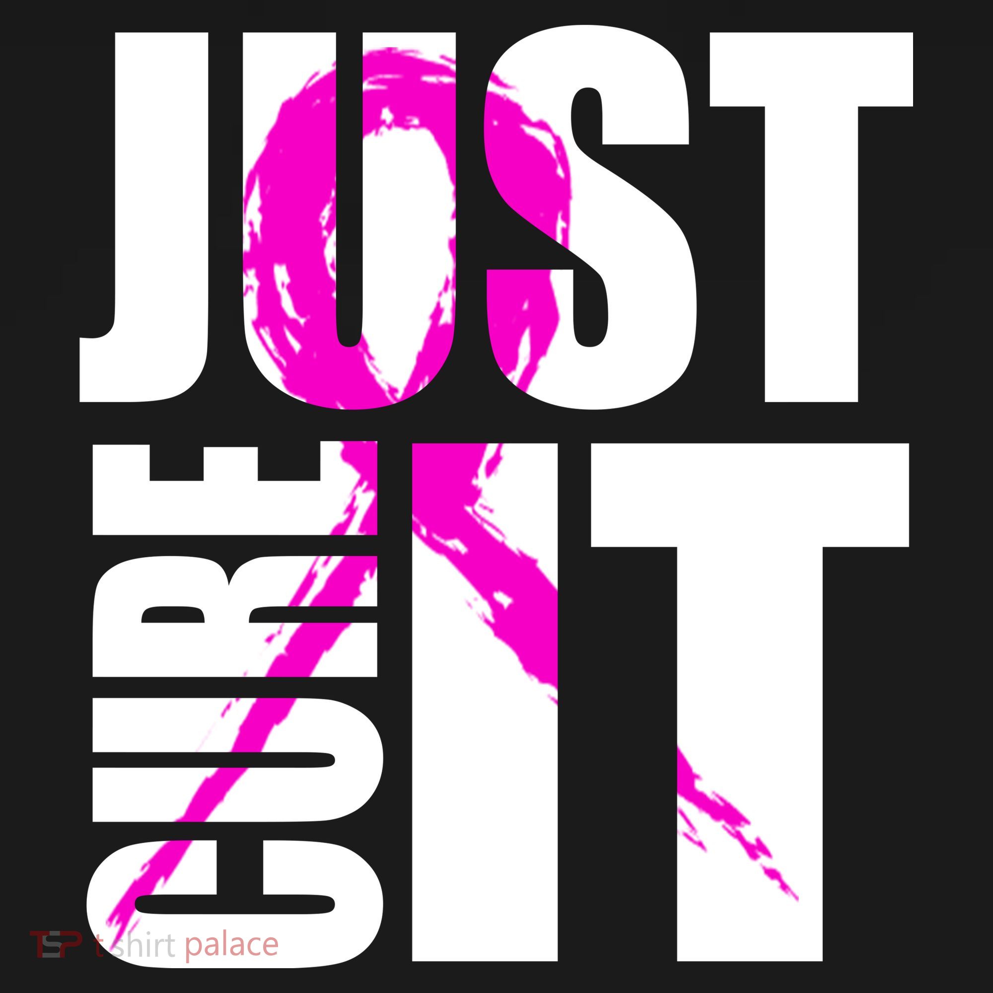 Just Cure It Breast Cancer Awareness Pink Ribbon Women's Hoodie