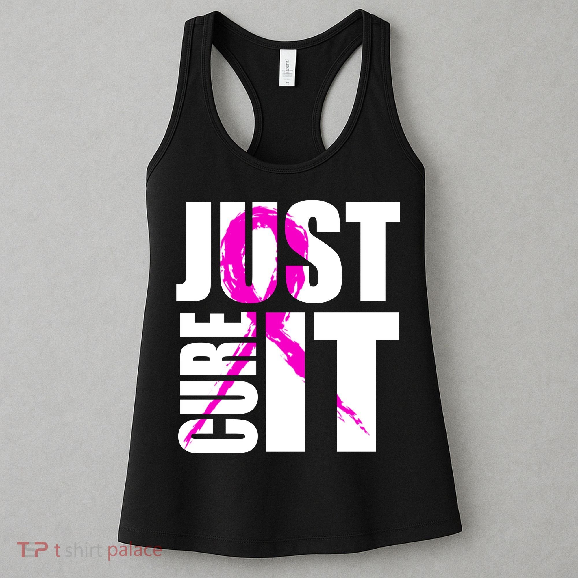 Just Cure It Breast Cancer Awareness Pink Ribbon Women's Tank Top