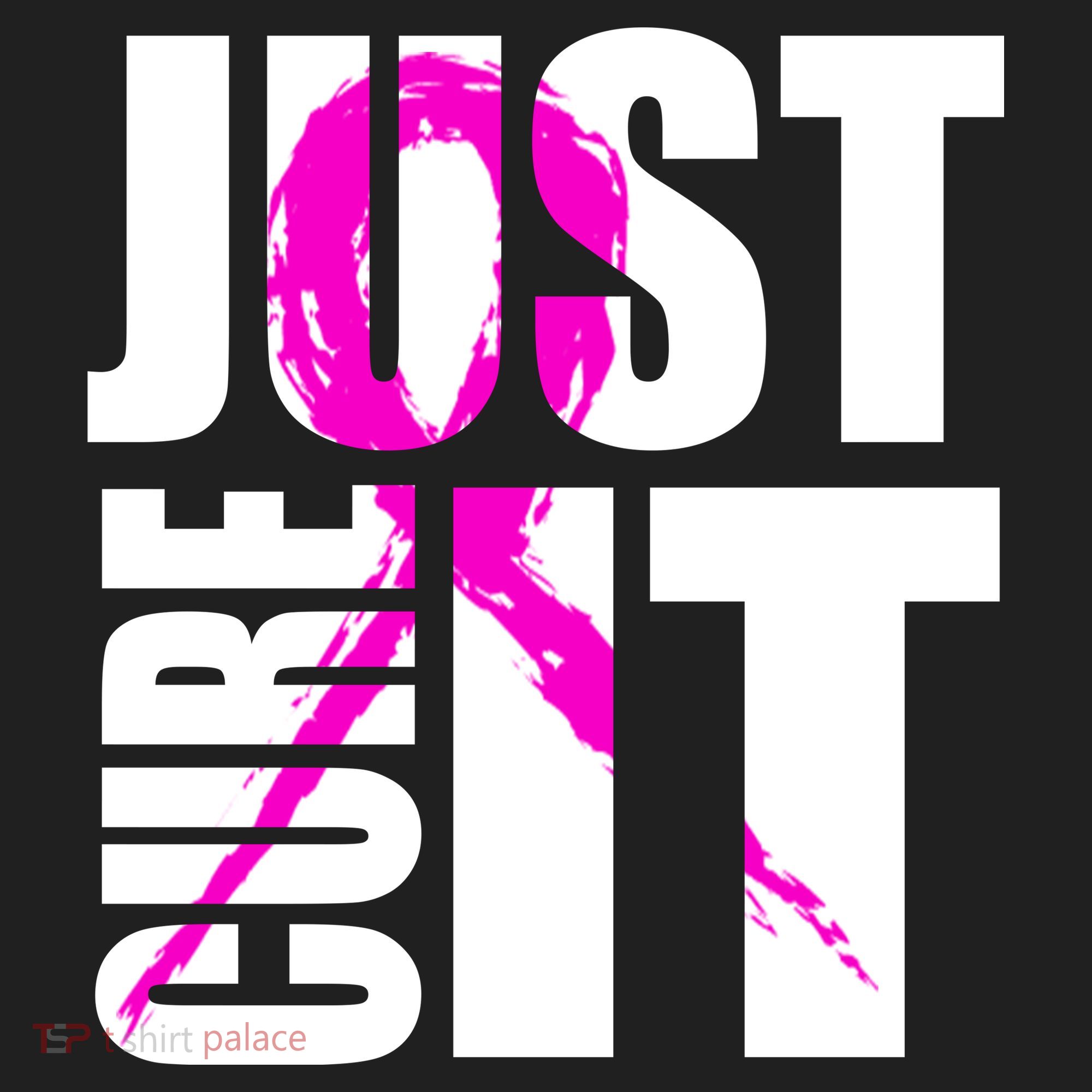 Just Cure It Breast Cancer Awareness Pink Ribbon Hat