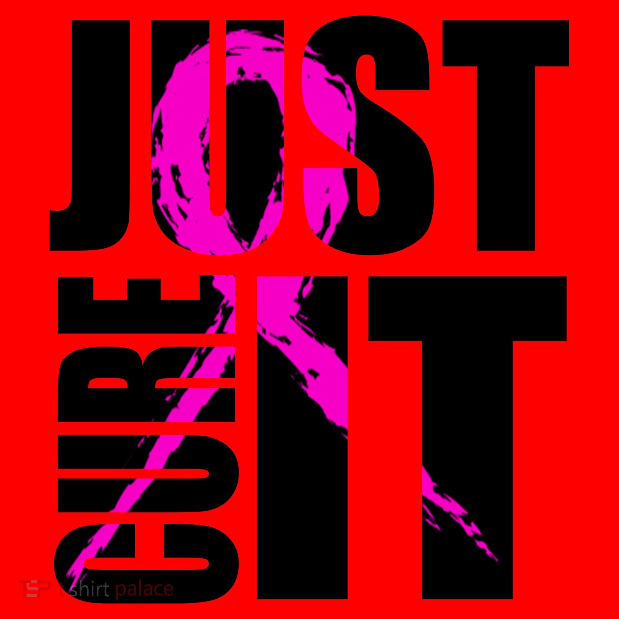 Just Cure It Breast Cancer Awareness Pink Ribbon Santa Hat