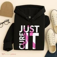 Just Cure It Breast Cancer Awareness Hoodie thumb 4