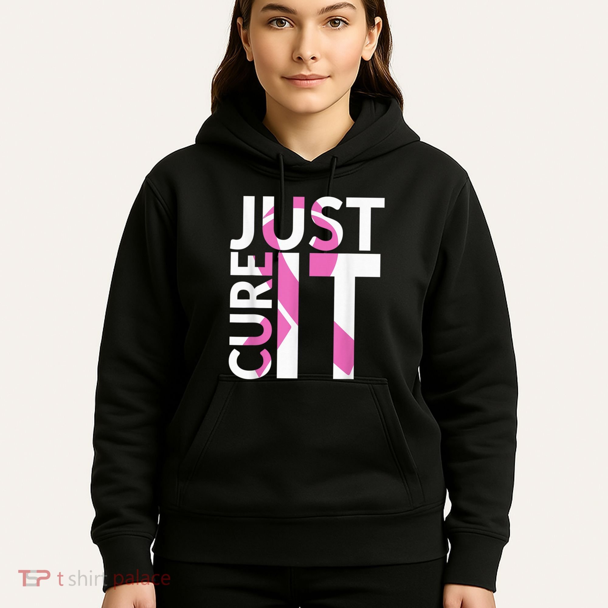 Just Cure It Breast Cancer Awareness Hoodie