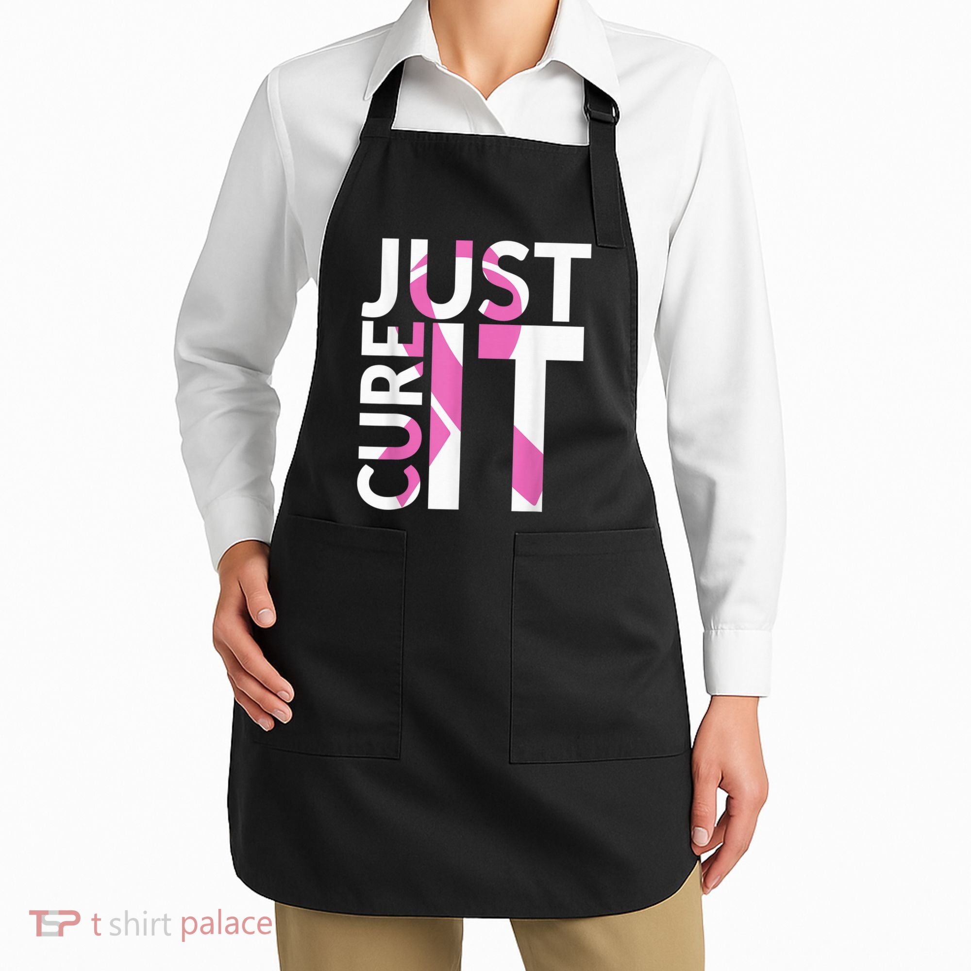 Just Cure It Breast Cancer Awareness Apron
