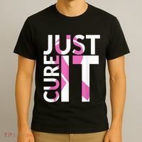 Just Cure It Breast Cancer Awareness T-Shirt thumb 3