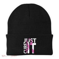 Just Cure It Breast Cancer Awareness Beanie thumb 0