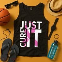 Just Cure It Breast Cancer Awareness Tank Top thumb 4