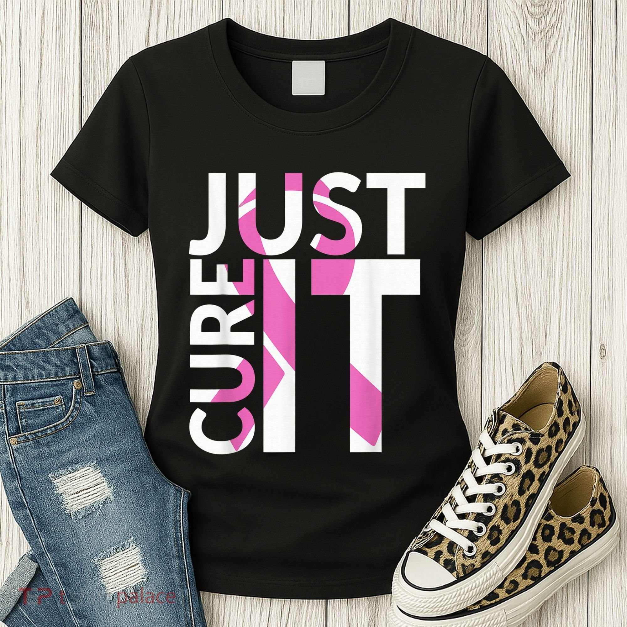 Just Cure It Breast Cancer Awareness Women's T-Shirt