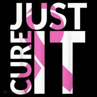 Just Cure It Breast Cancer Awareness Women's T-Shirt thumb 6