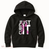 Just Cure It Breast Cancer Awareness Kids Hoodie thumb 0