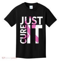 Just Cure It Breast Cancer Awareness Kids T-Shirt thumb 0