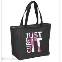 Just Cure It Breast Cancer Awareness Tote Bag thumb 2