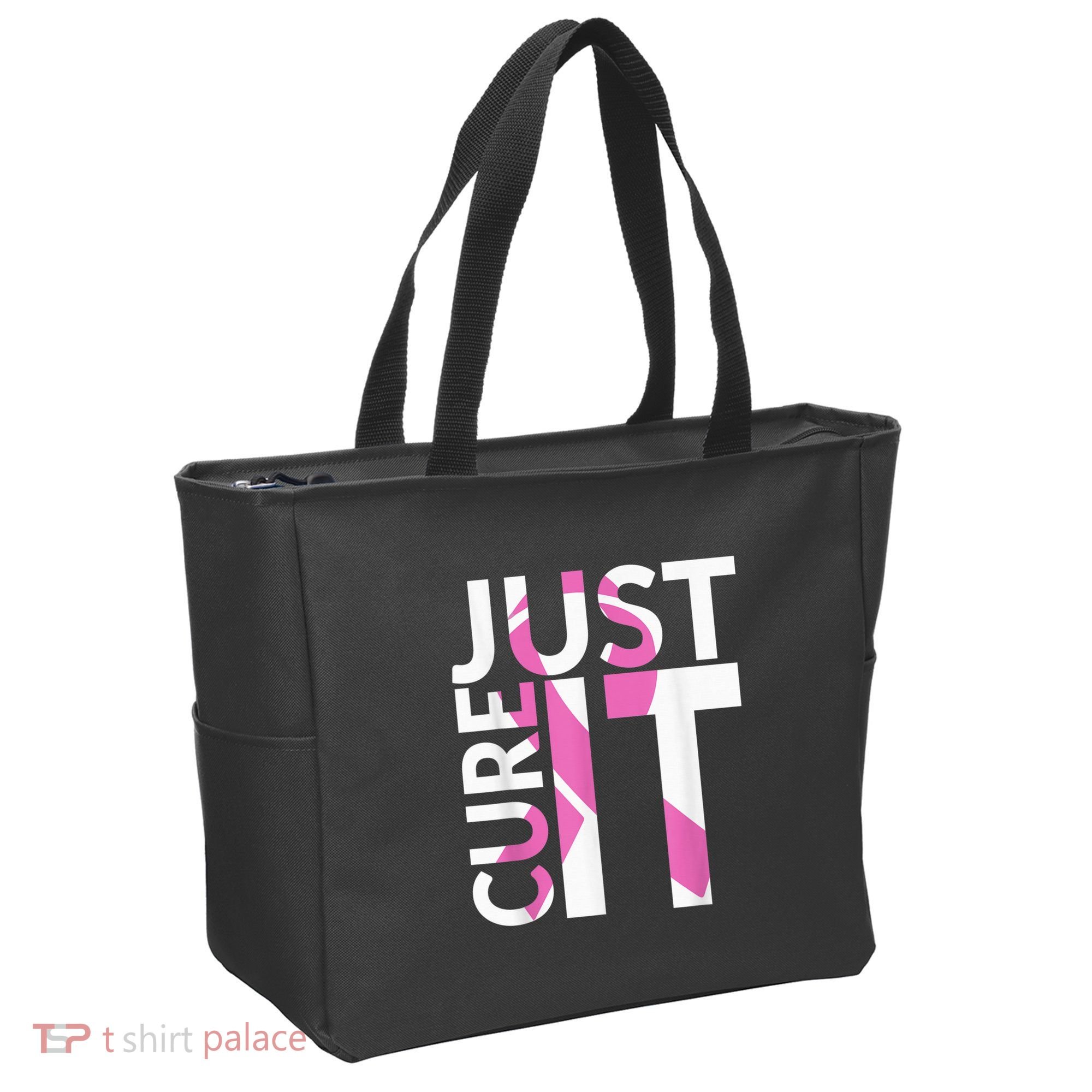 Just Cure It Breast Cancer Awareness Tote Bag