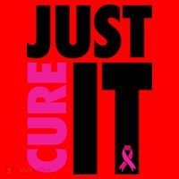 Just Cure It Breast Cancer Awareness Ribbon Santa Hat thumb 1